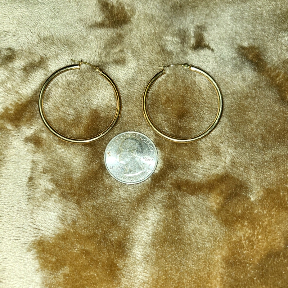 Gold Hoop Earrings